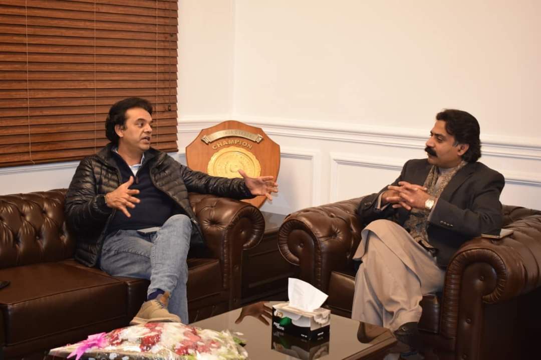 SAPM Usman Dar met Minister of Sports and Youth Affairs Punjab